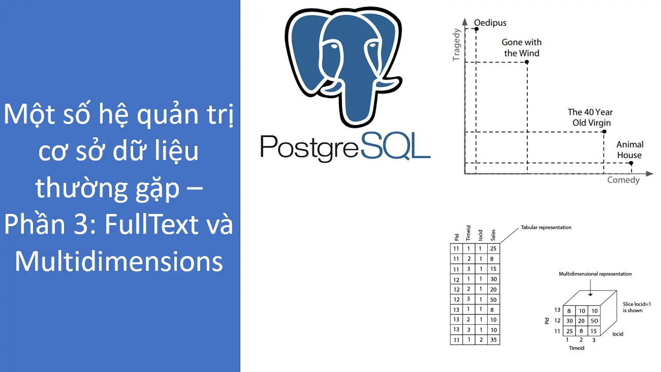 Một số hệ quản trị cơ sở dữ liệu phổ biến – Phần 3: FullText và Multidimensions